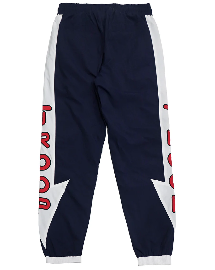 Navy Nylon Pants