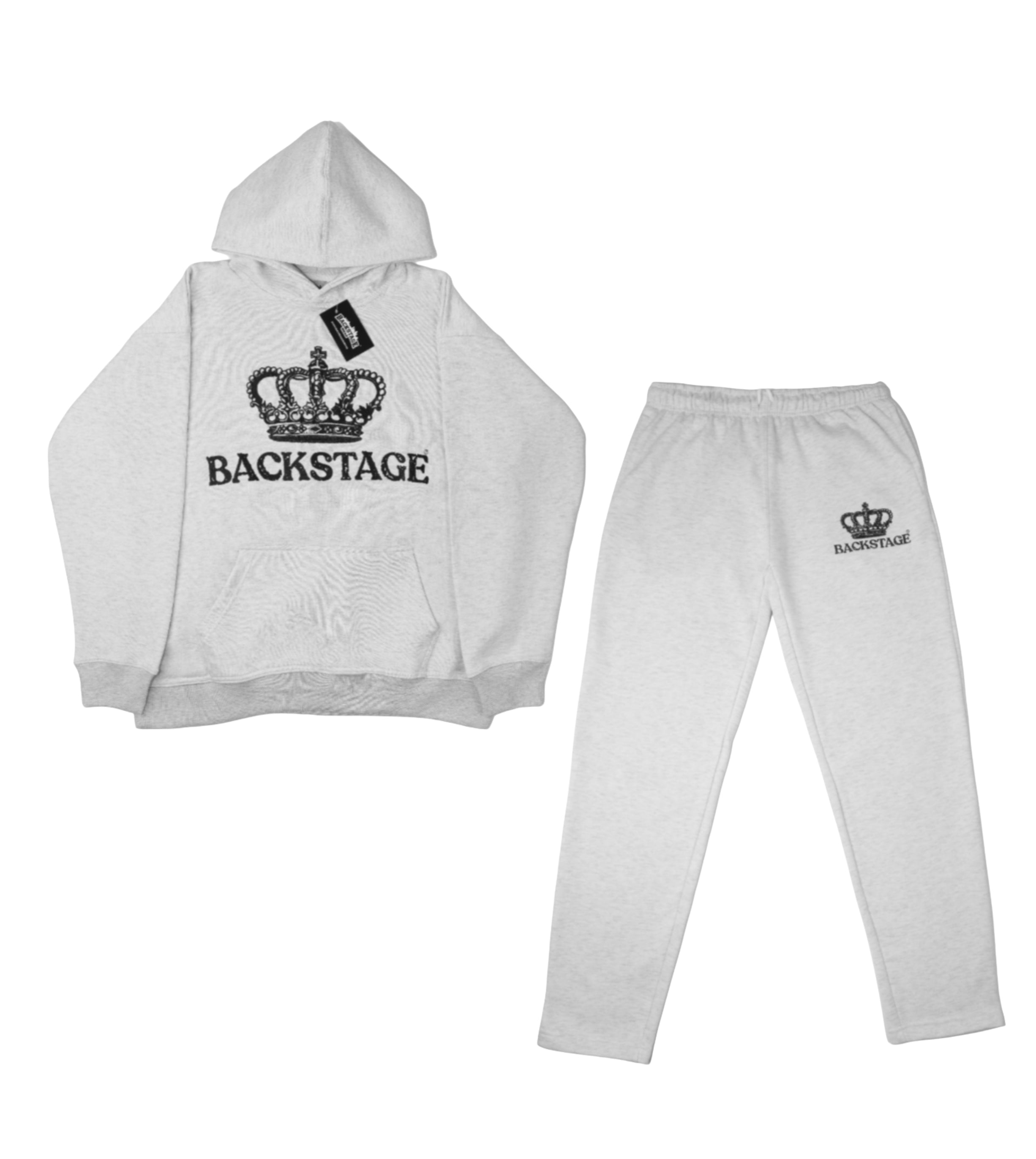 Premium Grey Melangre Sweatsuit