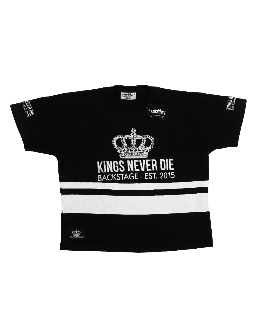 Premium Extra Boxy Black Tee