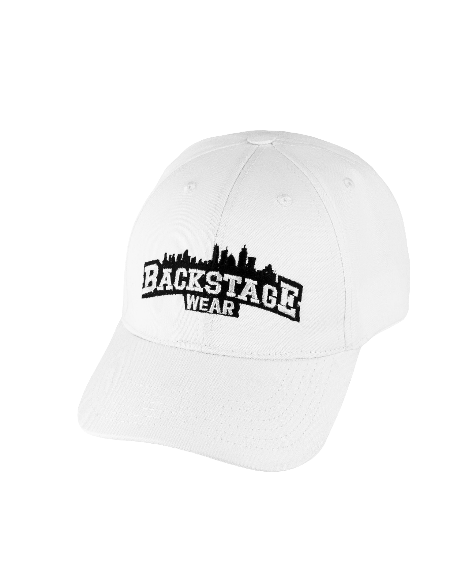 Essentials White Curved Cap