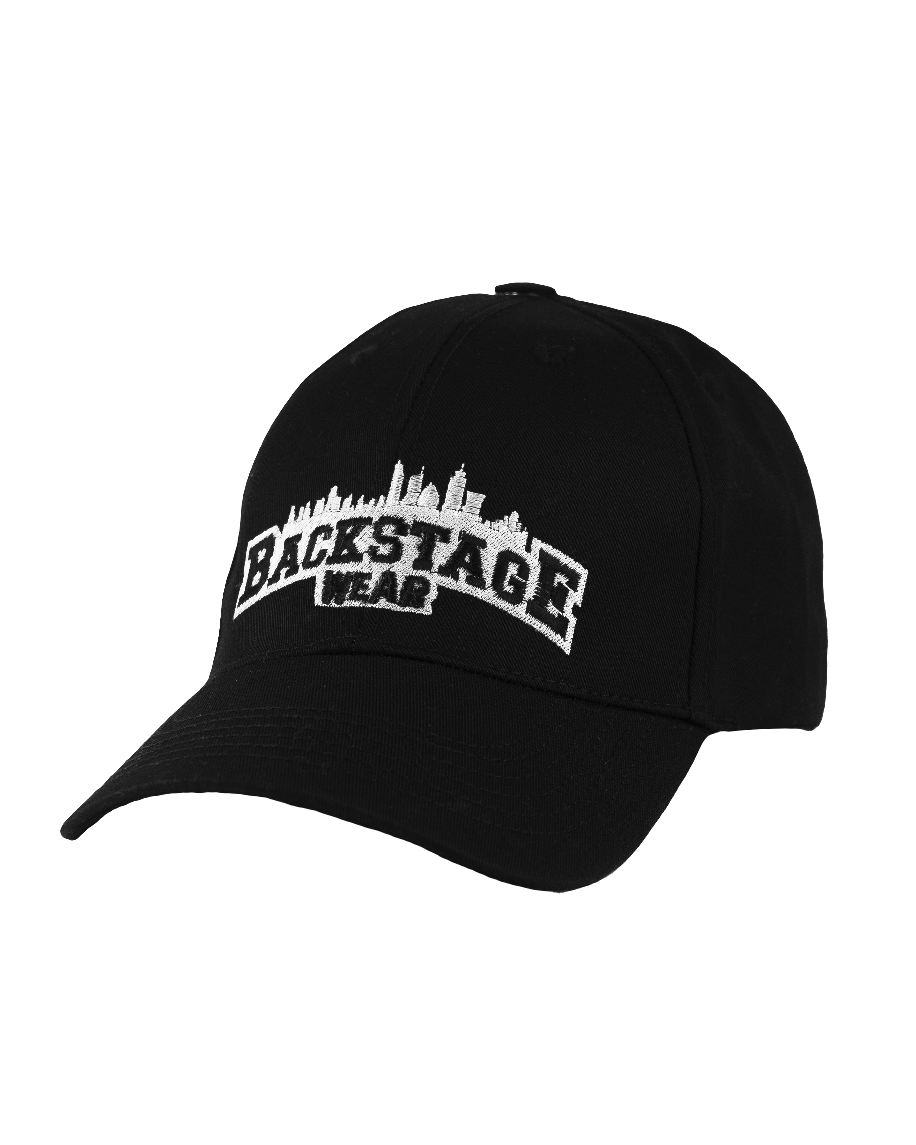Essentials Black Curved Cap